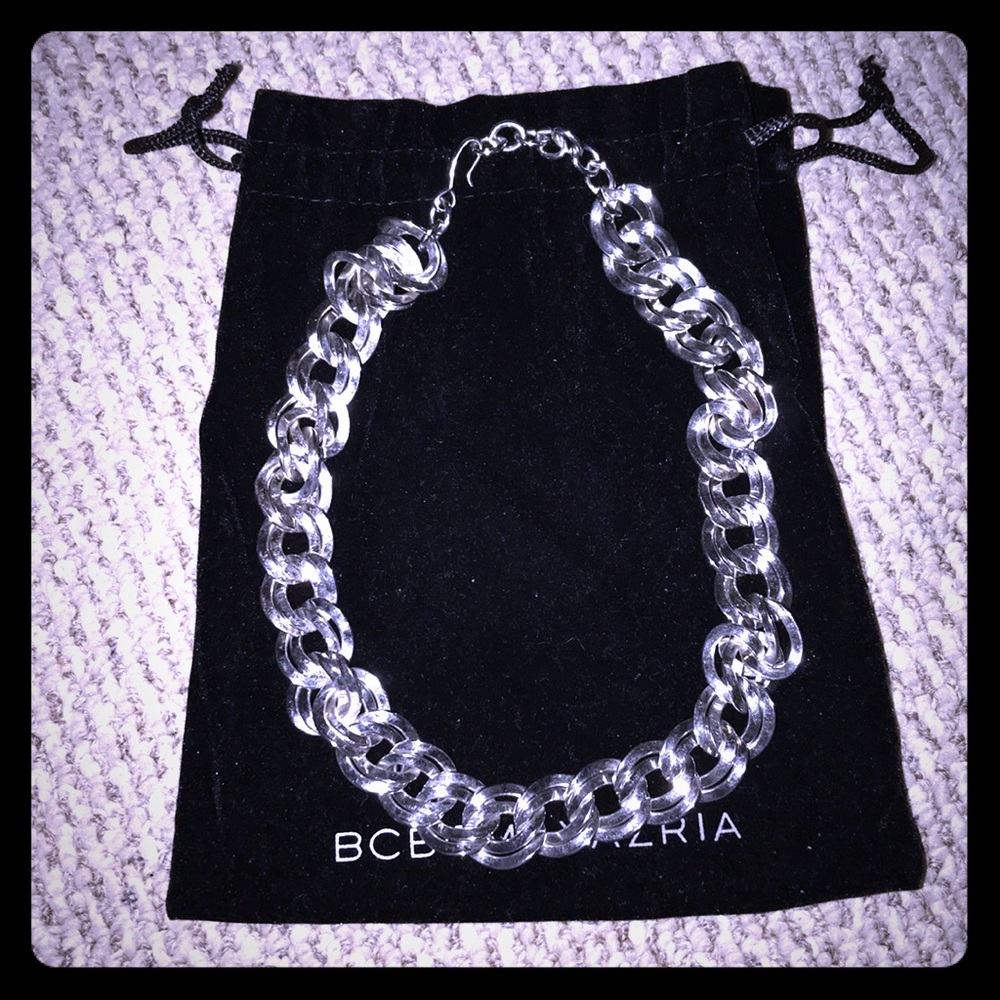 Silver Adjustable Linked Choker